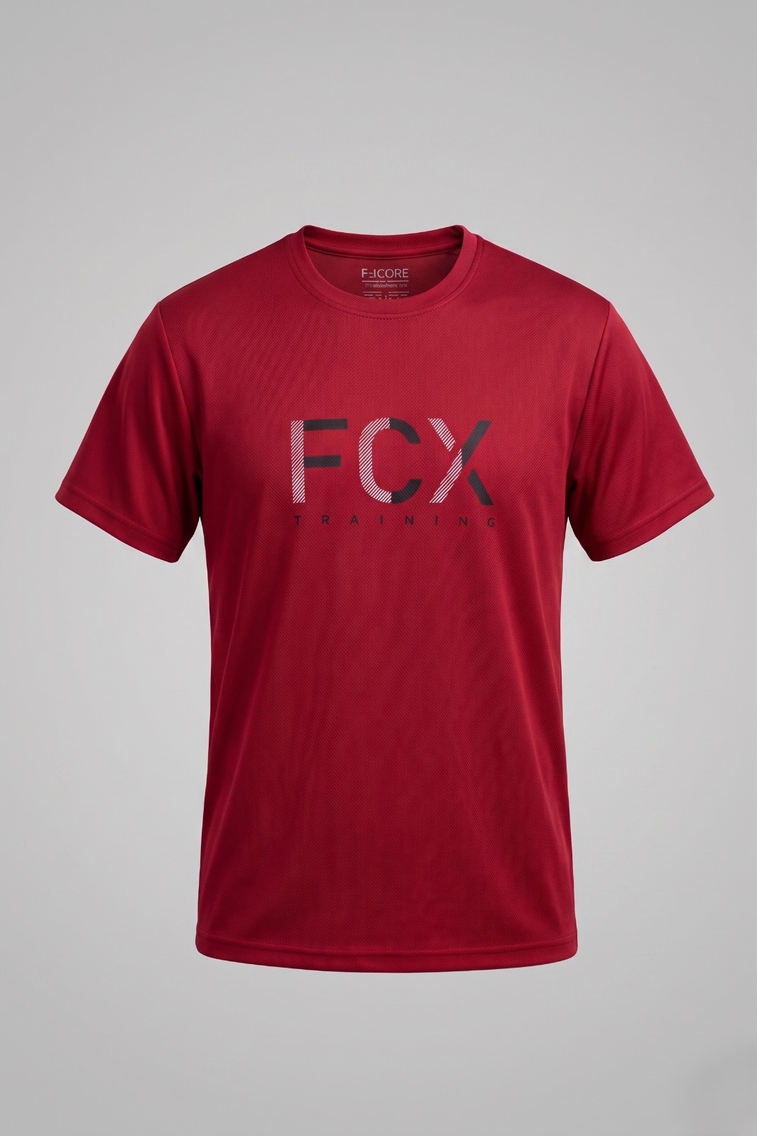 Aura and Aline unisex FCX Training premium dry fit sports t shirt available in black white red navy olive and grey colors for gym and activewear