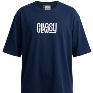 Unisex Oversized Monkey D. Luffy Anime Graphic Printed T-Shirt – Premium Navy Blue