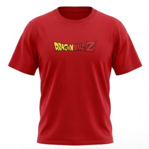 Unisex Dragon Ball Z Son Goku Graphic Printed T-Shirt – Premium Red Anime Tee