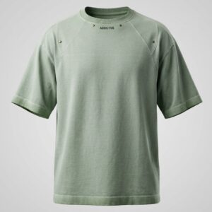 The World Is Your Oyster Oversized Unisex Sage Green T-Shirt
