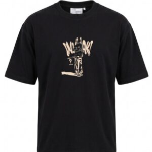 Unisex Oversized WINGS Streetwear Graphic Printed T-Shirt – Premium Black