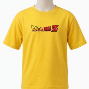 Unisex Dragon Ball Z Son Goku Graphic Printed T-Shirt – Premium Yellow