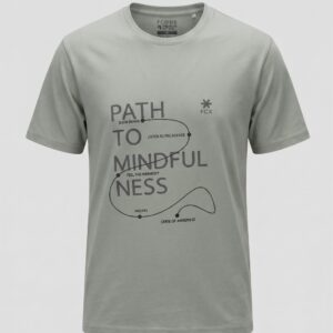 Unisex Premium Graphic Printed Cotton T-Shirt – Path to Mindfulness