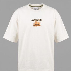 Unisex Oversized Marillion Road to Eden Graphic Printed T-Shirt – Premium Off White