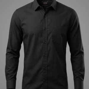 Premium Black Full Sleeve Unisex Formal Shirt