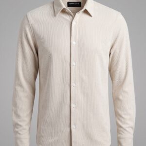 Premium Cream Full Sleeve Unisex Formal Shirt