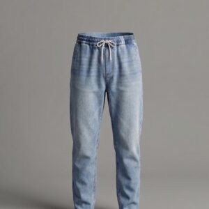 Unisex Relaxed Fit Denim Joggers