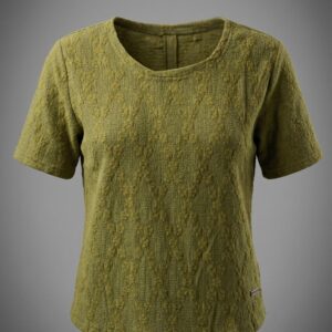 Women Textured Knit Short Sleeve Top
