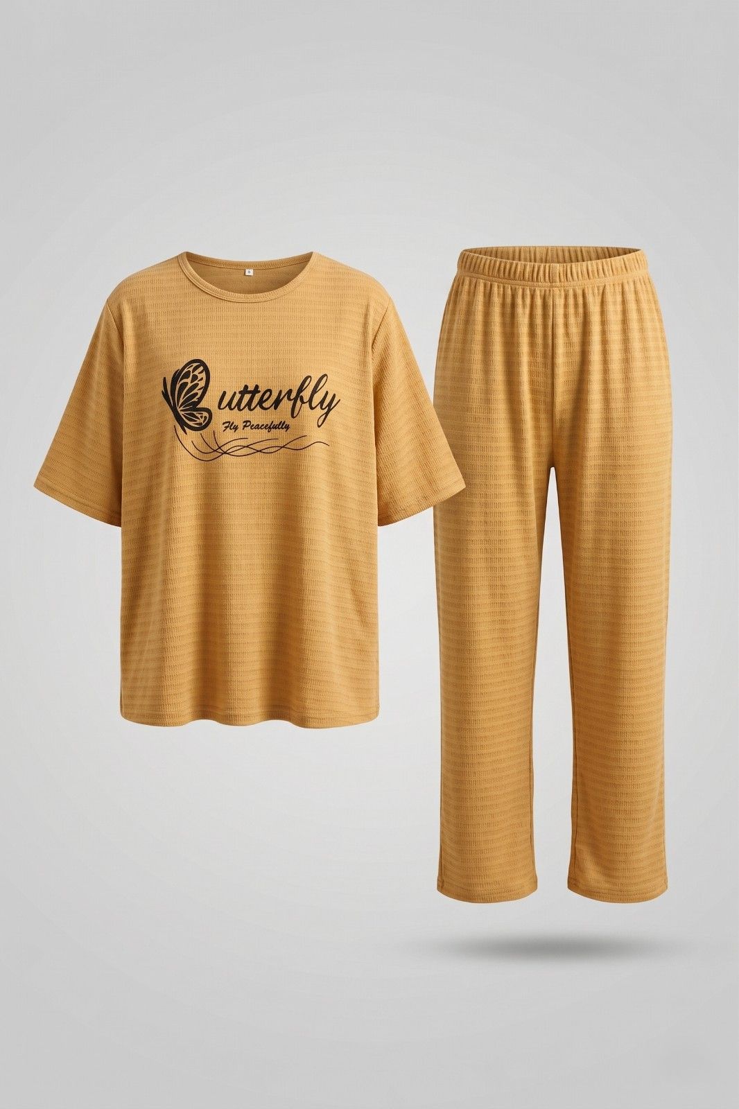 Women’s printed t-shirt and lounge pants co-ord set in multiple colors