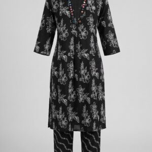 Women Printed A-Line Kurta Palazzo Set
