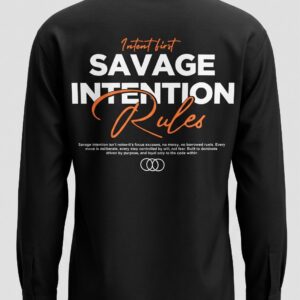 Savage Intention Graphic Statement Shirt