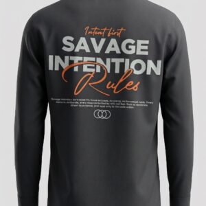 Savage Intention Graphic Statement Shirt