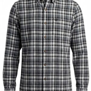 Black Grey Classic Plaid Shirt